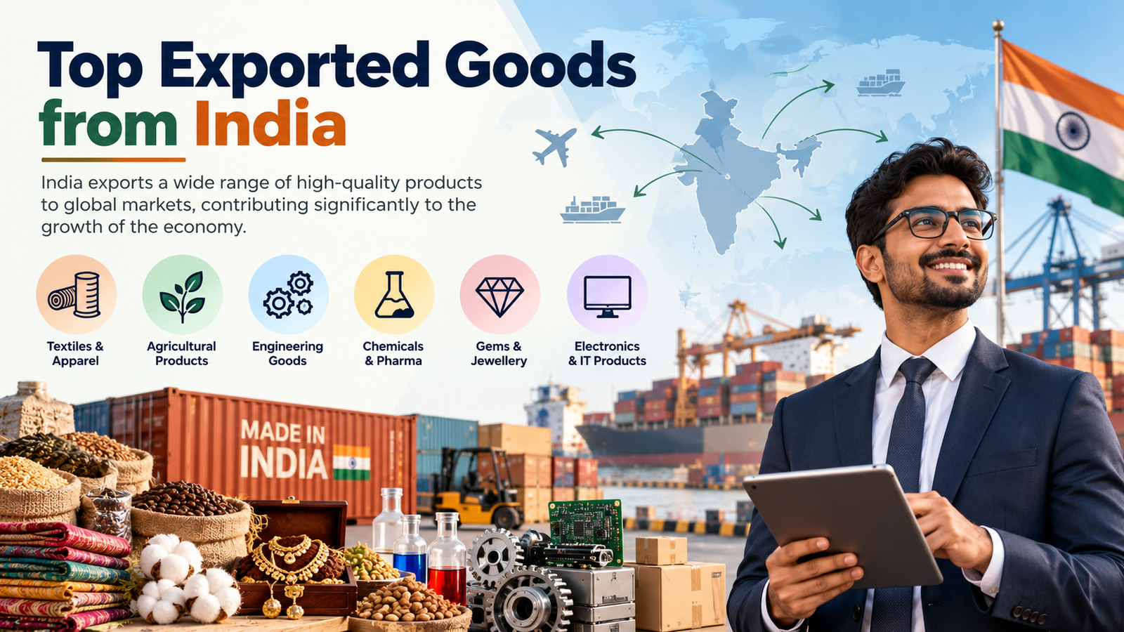 Top Exported Goods from India 
