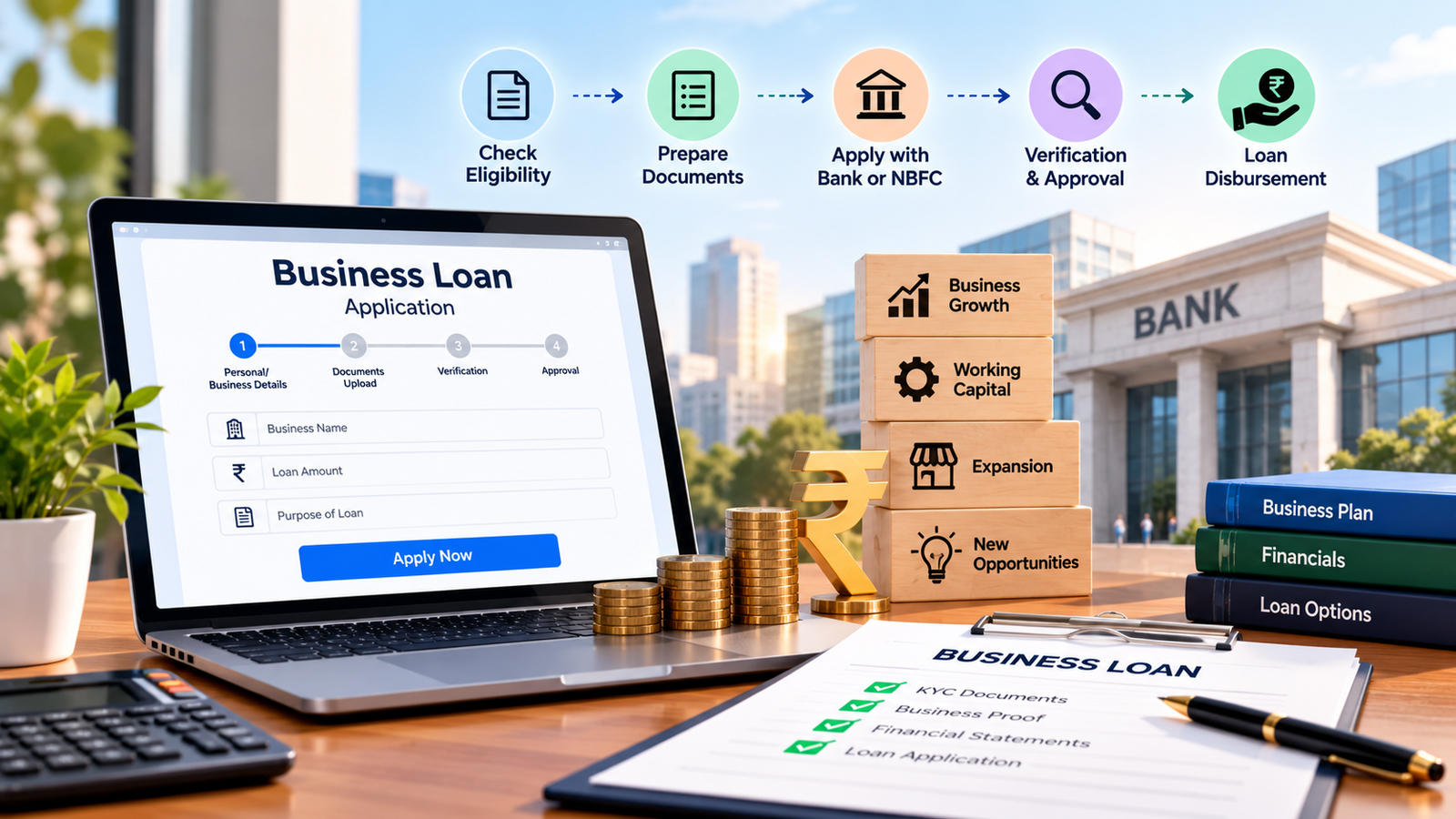 How to Apply for a Business Loan in India 