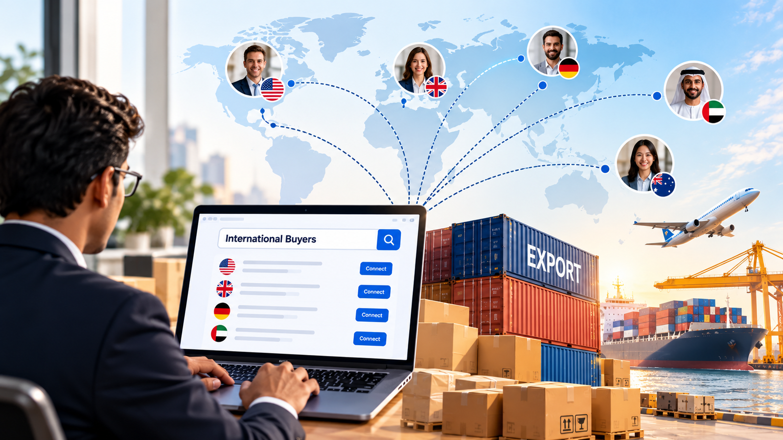 How to Find and Connect with International Buyers 