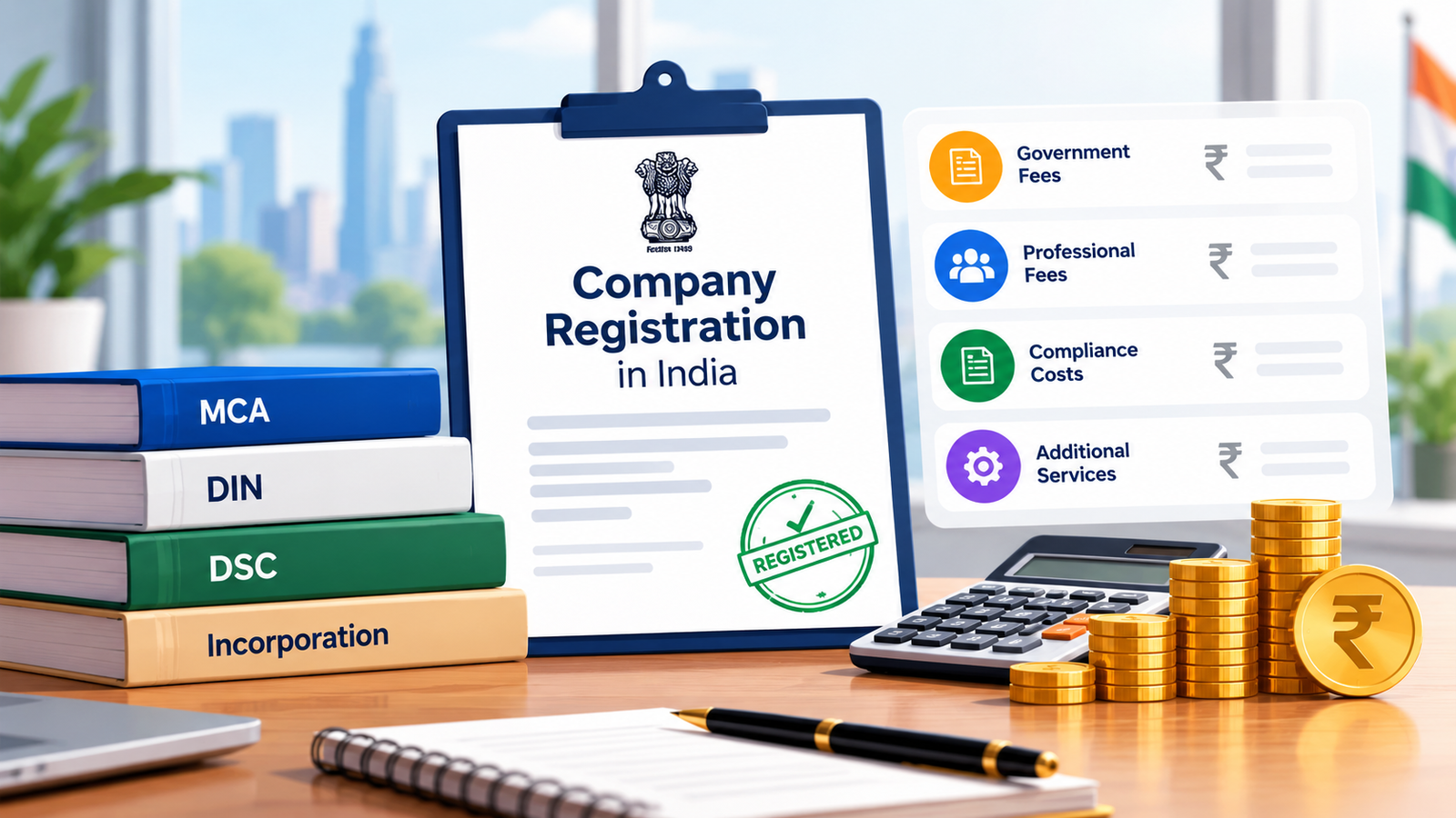 How Much Does It Cost to Register a Company in India in 2026?